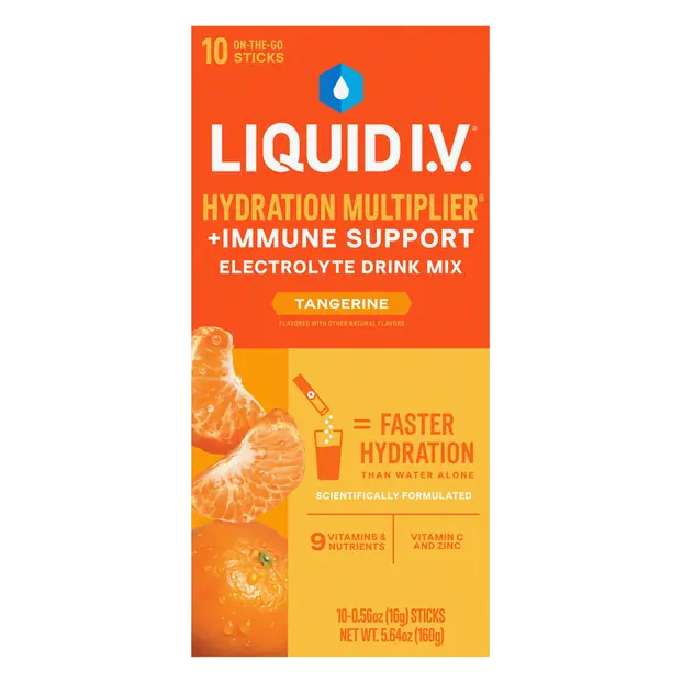 Tangerine Immune Support Drink Mix Sticks - 10 ct
