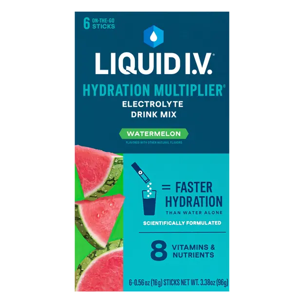 Watermelon Electrolyte Drink Mix Sticks - 6 ct