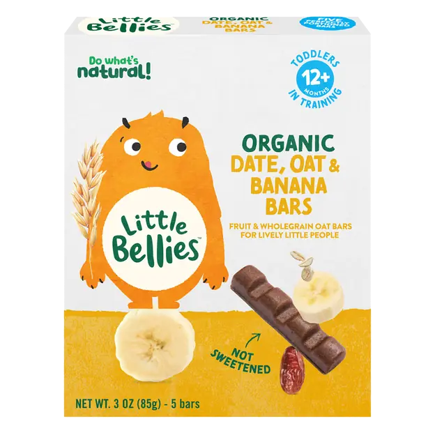 12m+ Organic Date Oat & Banana Bars - 5 ct