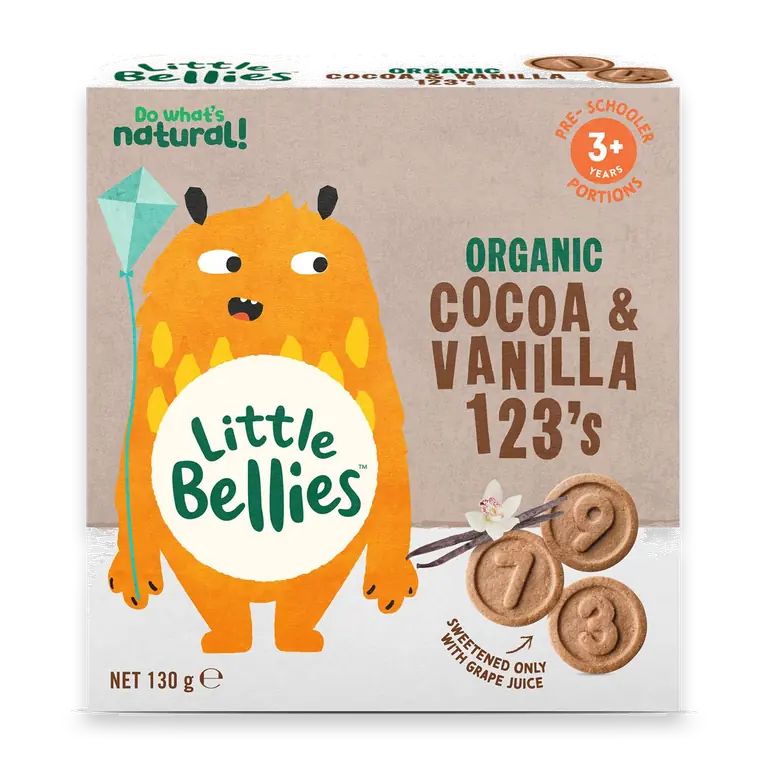 Organic Cocoa & Vanilla 123's