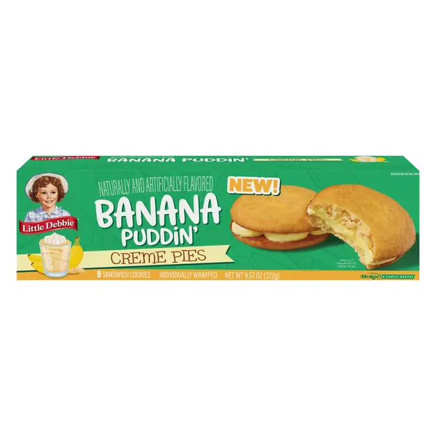 Banana Puddin' Cream Pies - 8 ct