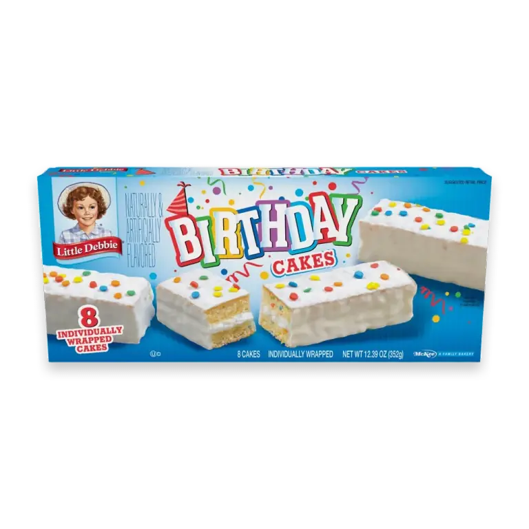 Birthday Cakes Vanilla Snack Cakes Multipack