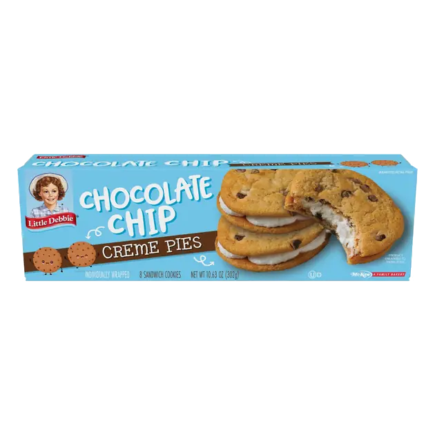 Chocolate Chip Creme Pies Sandwich Cookies