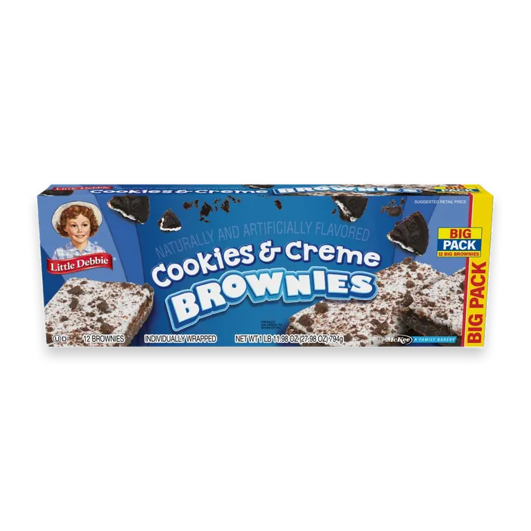 Cookies & Creme Brownie Snack Cakes Multipack