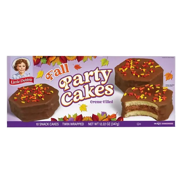 Creme Filled Fall Party Cakes