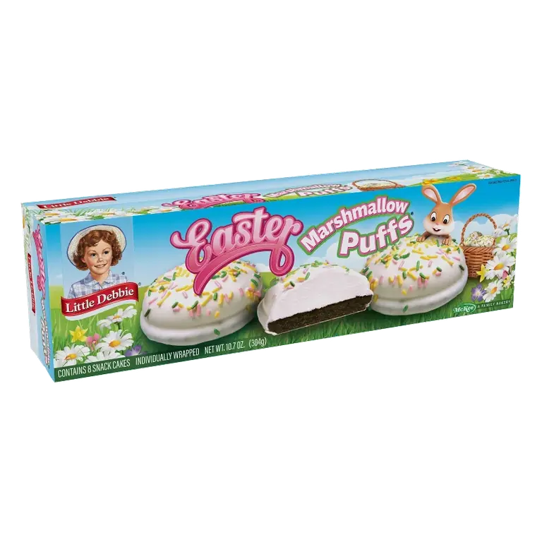 Little Debbie Easter Marshmallow Puffs, 8ct/10.7oz