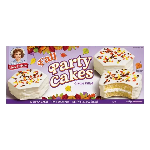 Fall Creme Filled Party Cakes