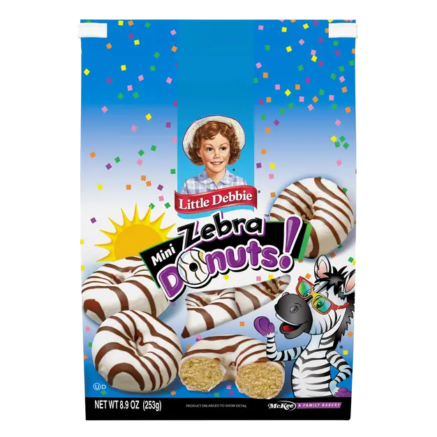 Mini Zebra Donuts