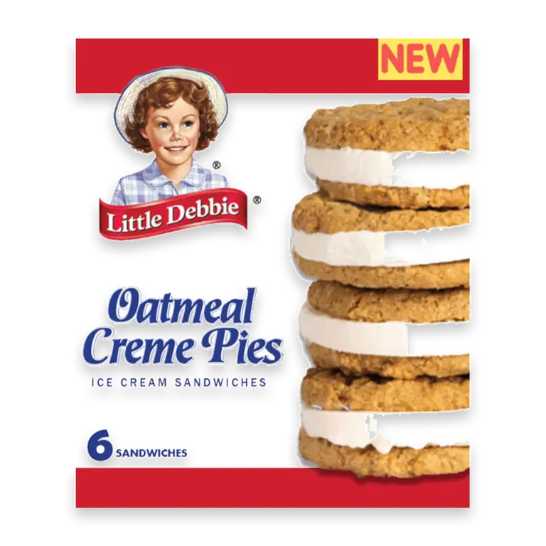 Oatmeal Creme Pie Ice Cream Sandwiches