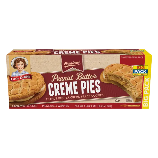 Peanut Butter Creme Pies Big Pack - 6 ct
