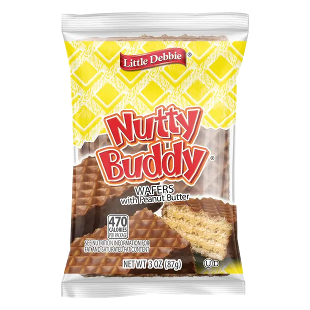Peanut Butter Nutty Buddy Wafer Bars