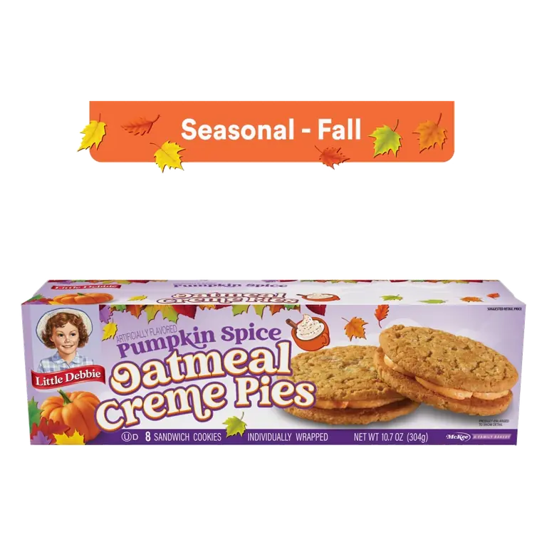 Pumpkin Spice Oatmeal Creme Pies Multipack