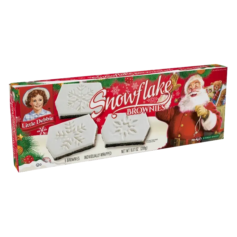 Little Debbie Snowflake Brownies, 5ct/10.17oz