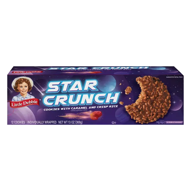 Star Crunch Cookies with Caramel & Crisp Rice - 12 ct