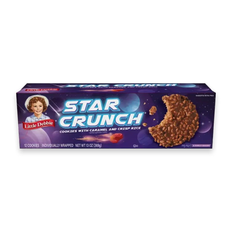 Star Crunch Cosmic Caramel and Crisp Rice Cookies Multipack