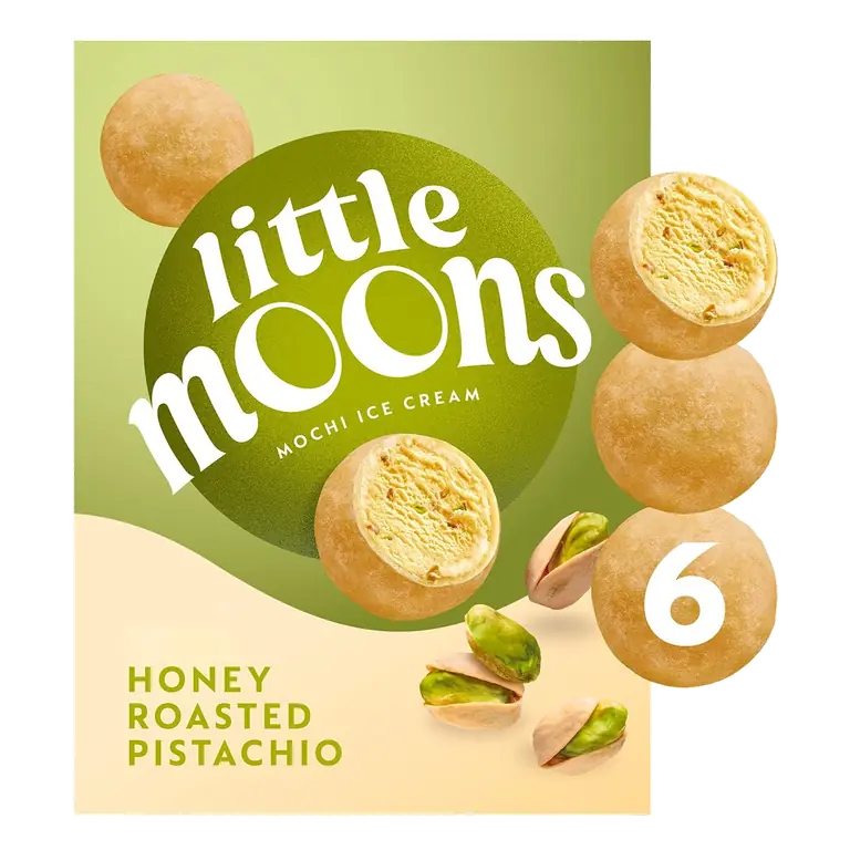 Honey Roasted Pistachio Mochi Ice Cream