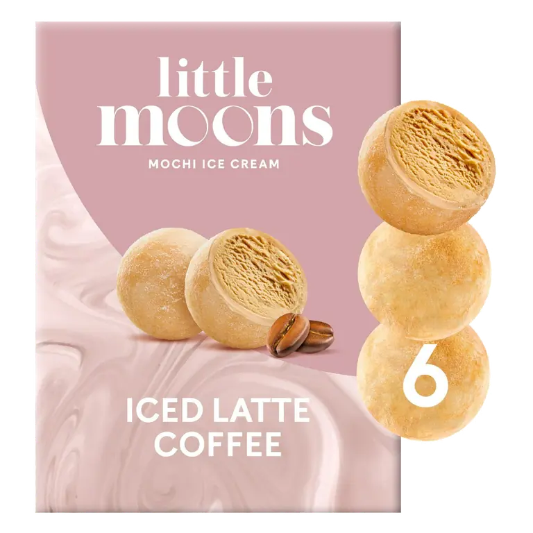 Iced Latte Coffee Mochi Ice Cream Frozen Snack 6 x 32g
