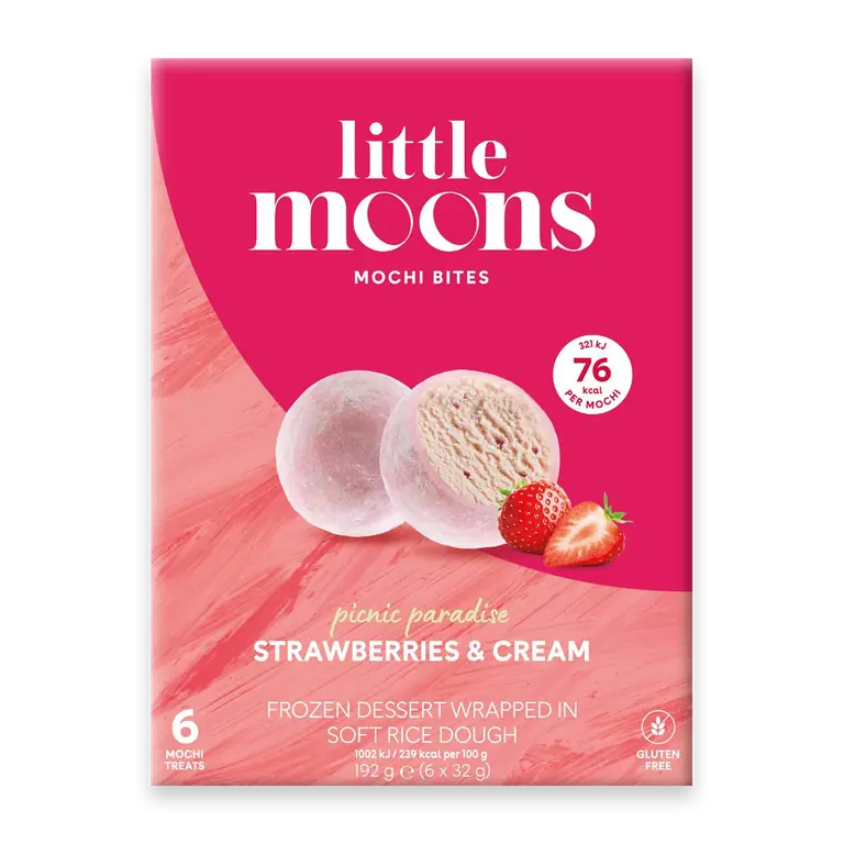 Mochi Bites Strawberries & Cream