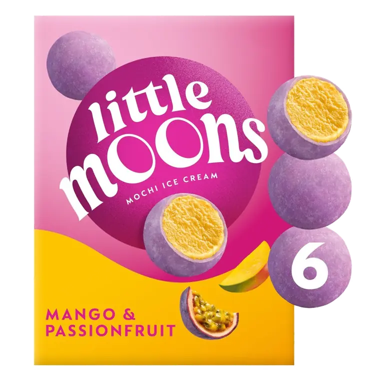 Vegan Passionfruit & Mango Mochi Ice Cream