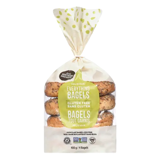 Gluten-Free Bagels Everything 400 g (frozen)