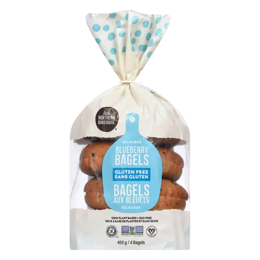 Gluten-Free Blueberry Bagels 400 g (frozen)