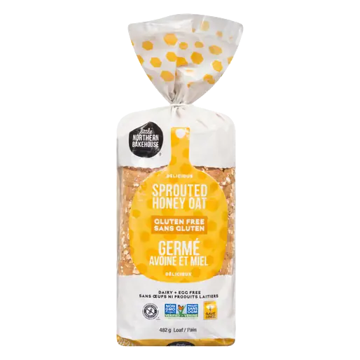 Gluten-Free Bread Sprouted Honey Oat 482 g (frozen)
