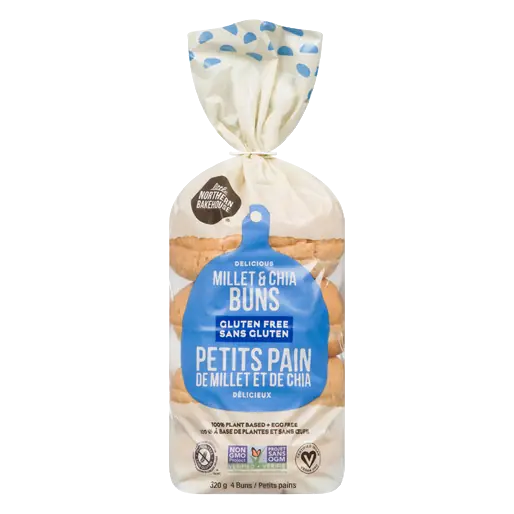 Gluten-Free Buns Millet & Chia 320 g (frozen)