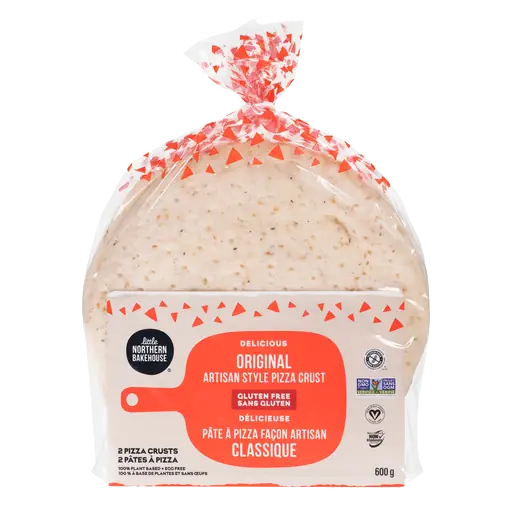Vegan Gluten-Free Frozen Pizza Crust Artisan Original 10-Inch 2 x 300 g