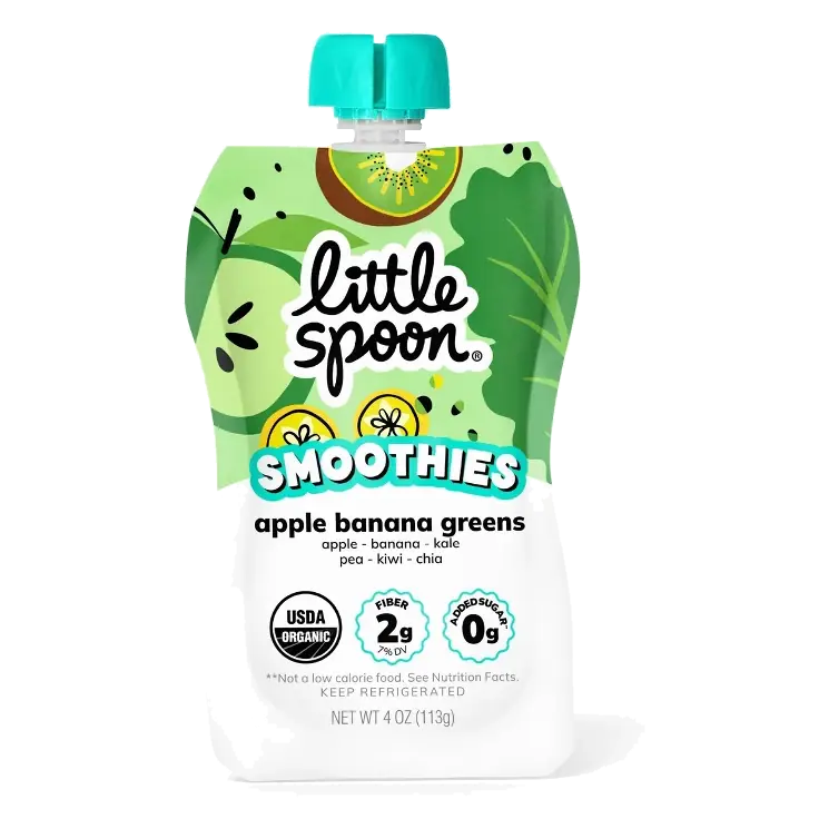 Little Spoon Apple Banana Greens Smoothie – 4oz pouch