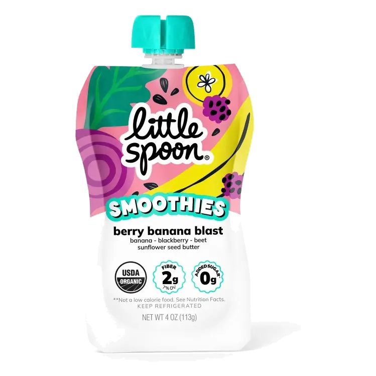 Little Spoon Berry Banana Blast Smoothie Pouch, 4oz