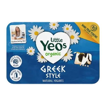 Yeo Valley Little Yeos Greek Style Natural Yogurts