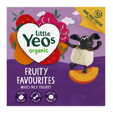 Yeo Valley Organic Little Yeos Fruity Favourites Kids Yogurt Selection