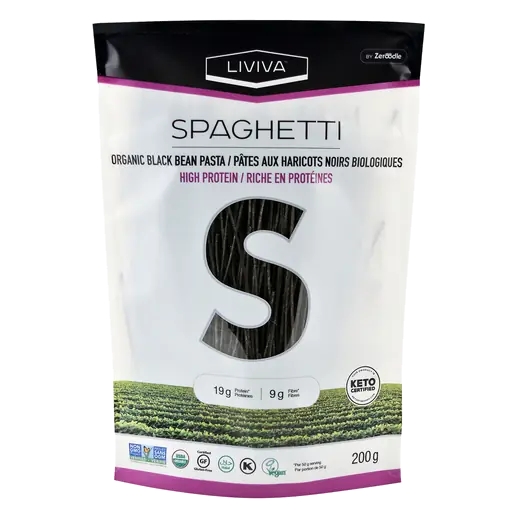 Organic Spaghetti Pasta Black Bean 200 g