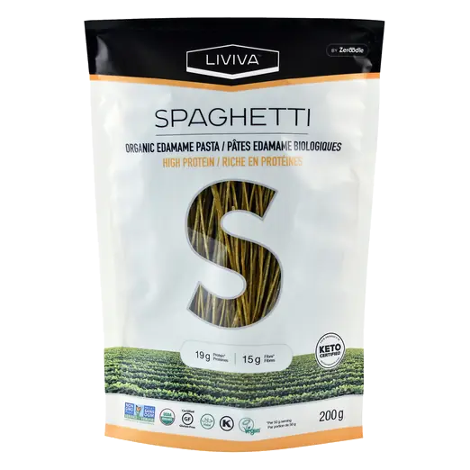 Organic Spaghetti Pasta Edamame 200 g