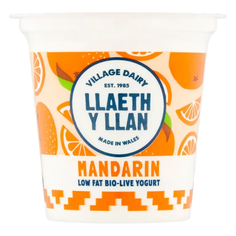 Village Dairy Llaeth Y Llan Mandarin Yogurt