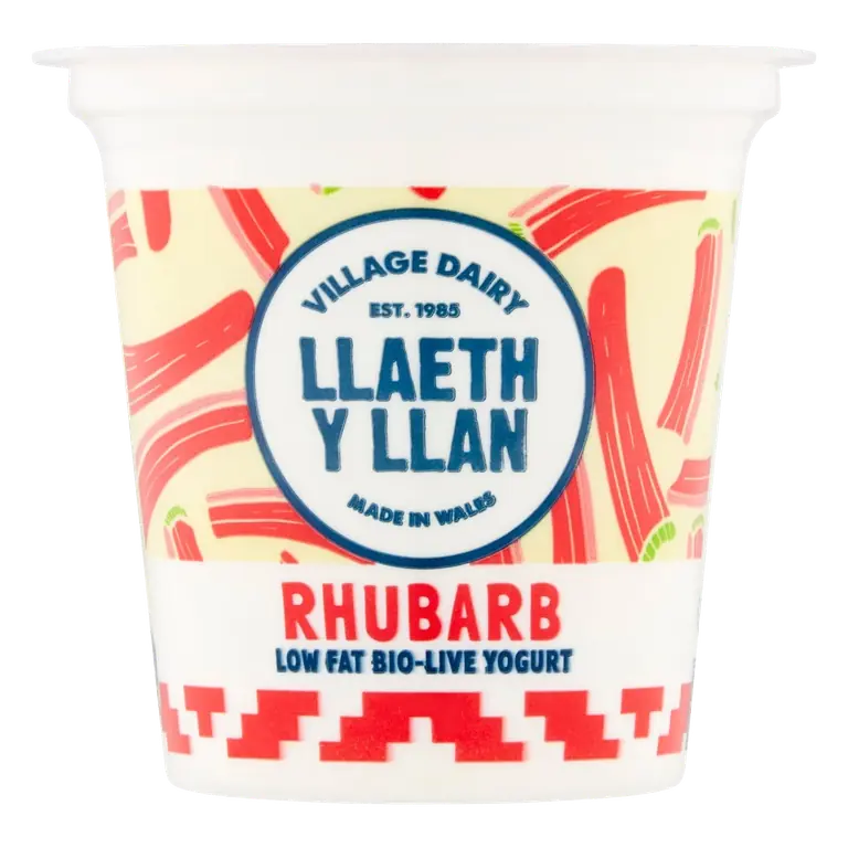Village Dairy Llaeth Y Llan Rhubarb Yogurt