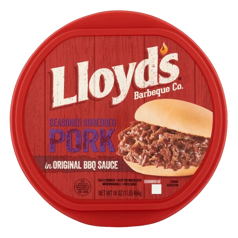 Seasoned in Original Bbq Sauce Shredded Pork