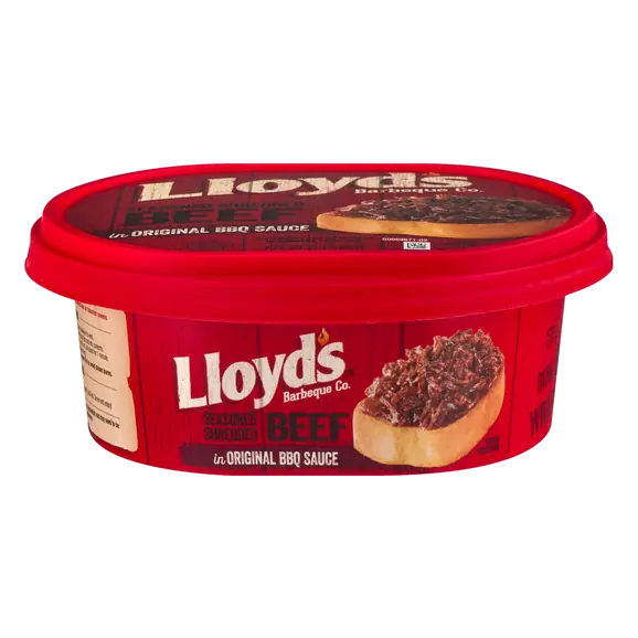 Seasoned Shredded Beef in Original Bbq Sauce