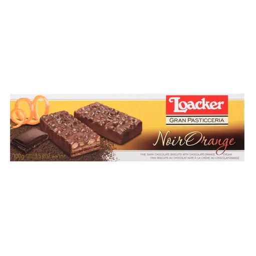 Biscuits Fine Dark Chocolate Filled Chocolate Orange Cream 100 g