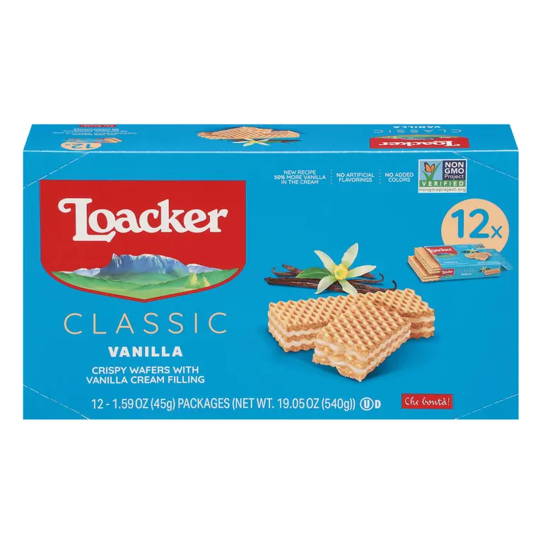 Vanilla Classic Crispy Wafers with Vanilla Cream Filling