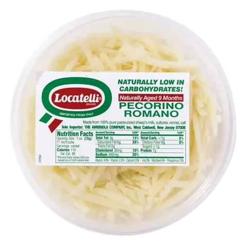 Pecorino Romano Pre-Shredded Cheese
