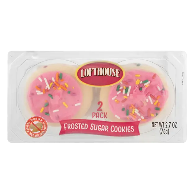 Frosted Sugar Cookies - 2 ct