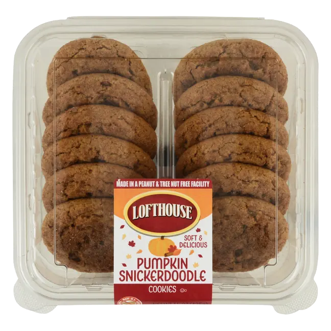 Pumpkin Snickerdoodle Cookies - 12 ct