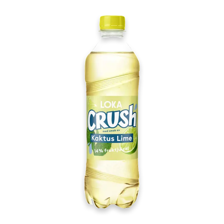 Kolsyrad fruktdryck Crush Kaktus & lime