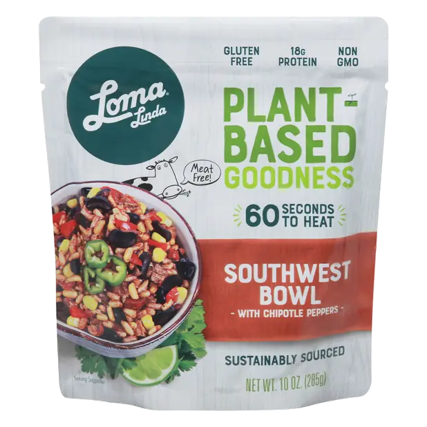 Southwest Bowl with Chipotle Peppers Plant-Based