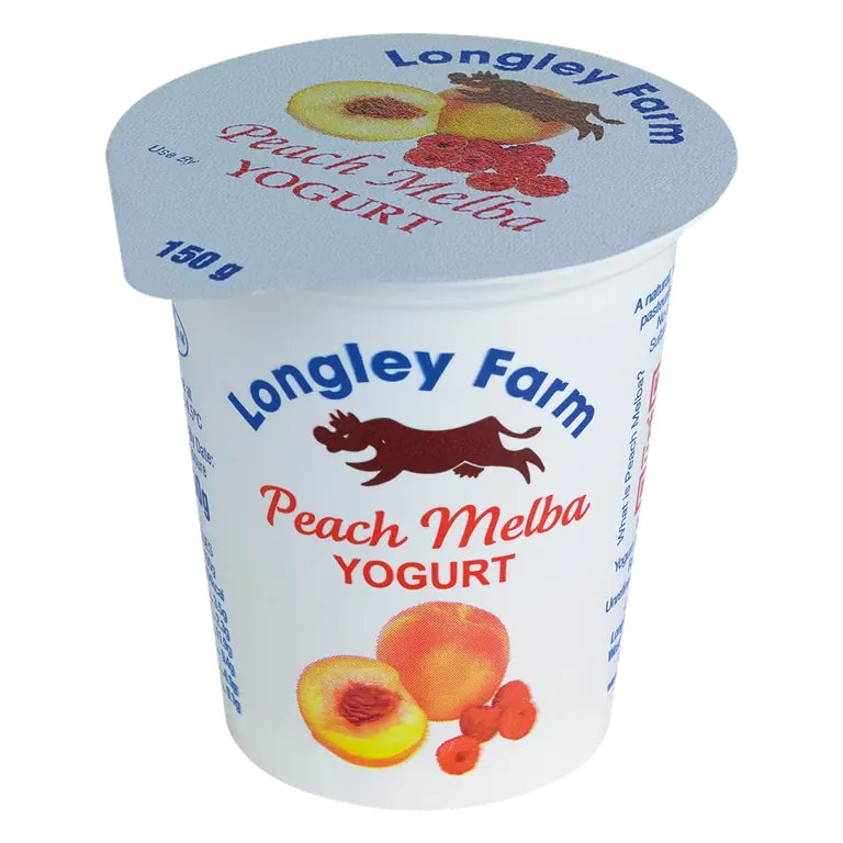 Peach Melba Yogurt