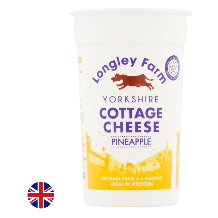 Yorkshire British Cottage Cheese With Pineapple