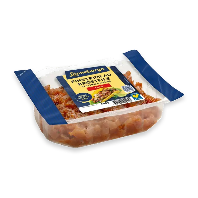 Kycklingbröstfilé Färsk Taco Finstrimlad 450g