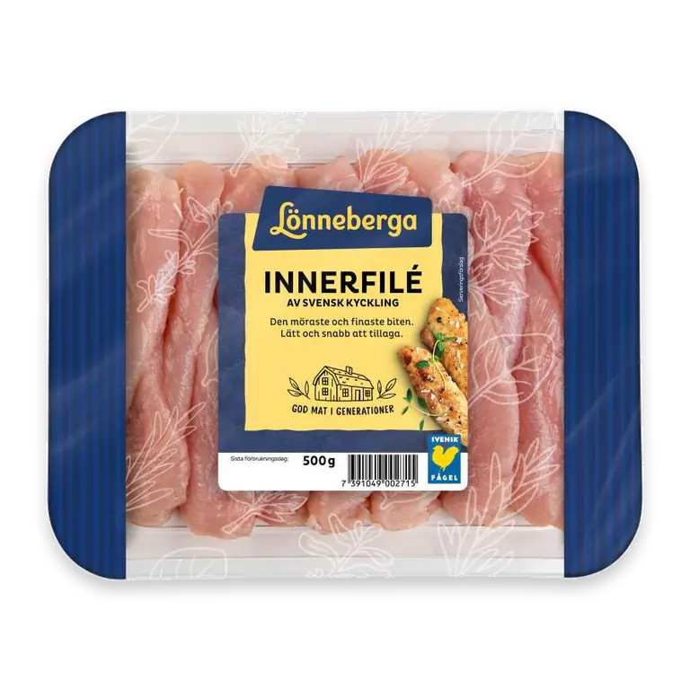 Kycklinginnerfiléer Tunna