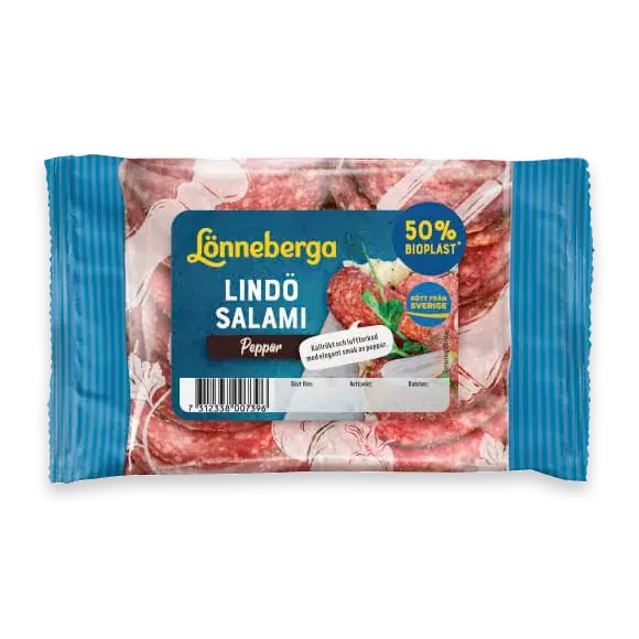 Lindösalami Peppar Skivad